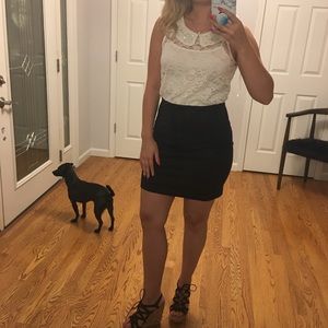 White and Black Candies Dress